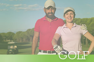 Happy-couple-golfers